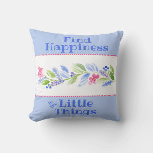 Coussin Aquarelle Pastel Floral SOIS GENTIL