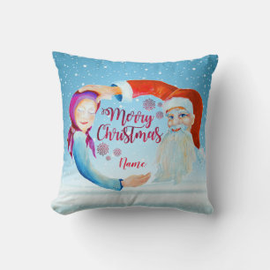Coussin Aquarelle peinte à la main