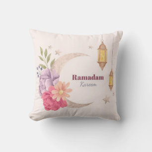 Coussin Aquarelle Ramadan Kareem MosquéeJeter le Couss