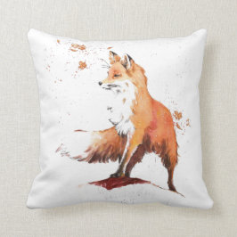 Coussin Aquarelle Red Fox