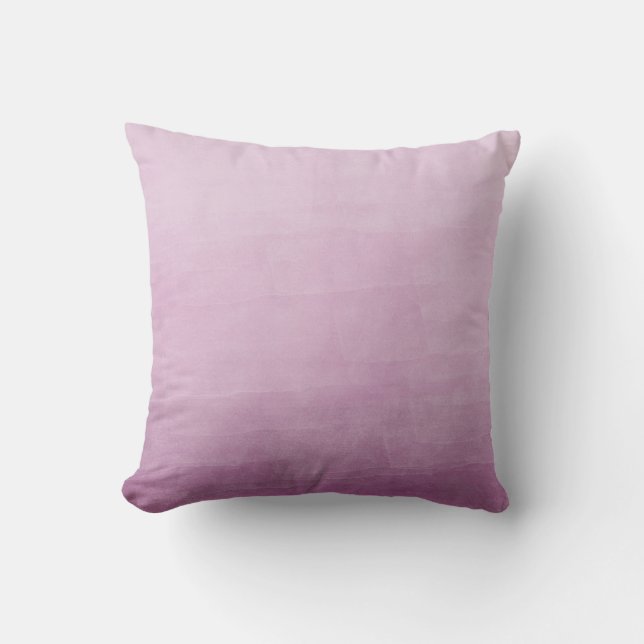 Coussin Aquarelle rose Ombre (Recto)