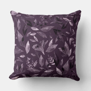 Coussin Aquarelle tombée feuilles 7