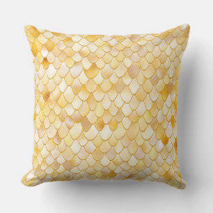 Coussin Aquarelle Wonky Gold Parties scintillant métal sir