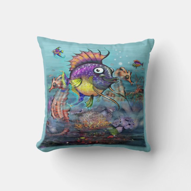 Coussin Aquarium (Recto)