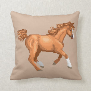 Coussin Arabe de cheval de pixel