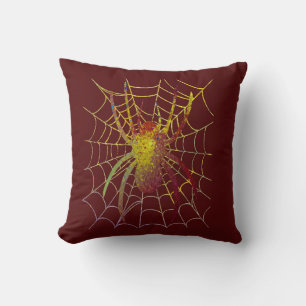 Coussin Araignée d'art