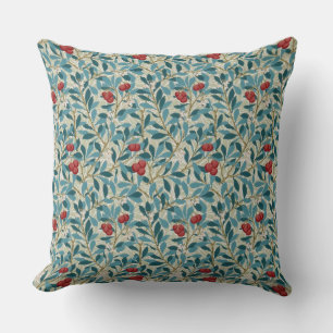 Coussin Arbre à baie rouge, William Morris