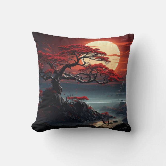 Coussin Arbre bonsaï (Recto)