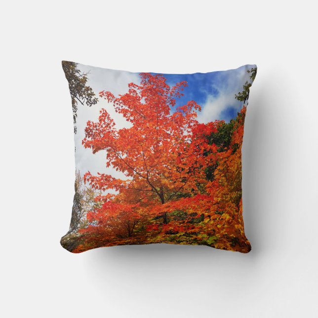 Coussin Arbre d'automne (Recto)