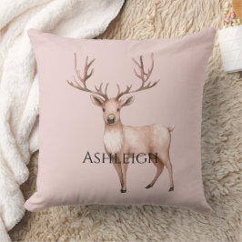 Coussin Arbre de cerfs de Boho Rose