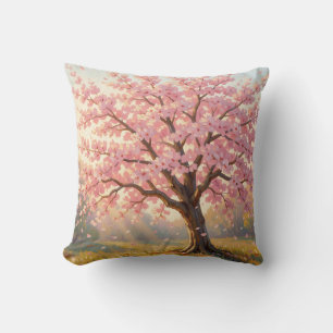 Coussin Arbre de cerisier en fleurs Printemps 