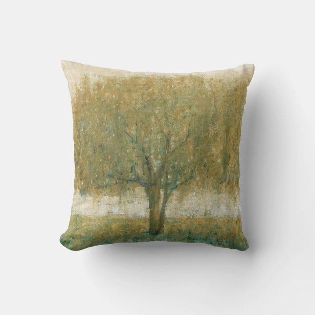 Coussin Arbre de jour d'été II (Recto)