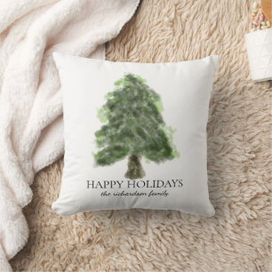 Coussin Arbre de noël Abstrait rétro
