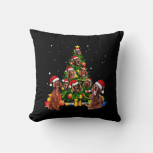 Coussin Arbre de Noël des créneaux irlandais
