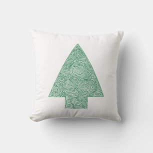 Coussin Arbre de Noël moderne