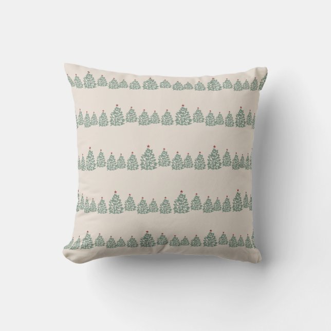 Coussin Arbre de Noël Motif d'illustration (Recto)
