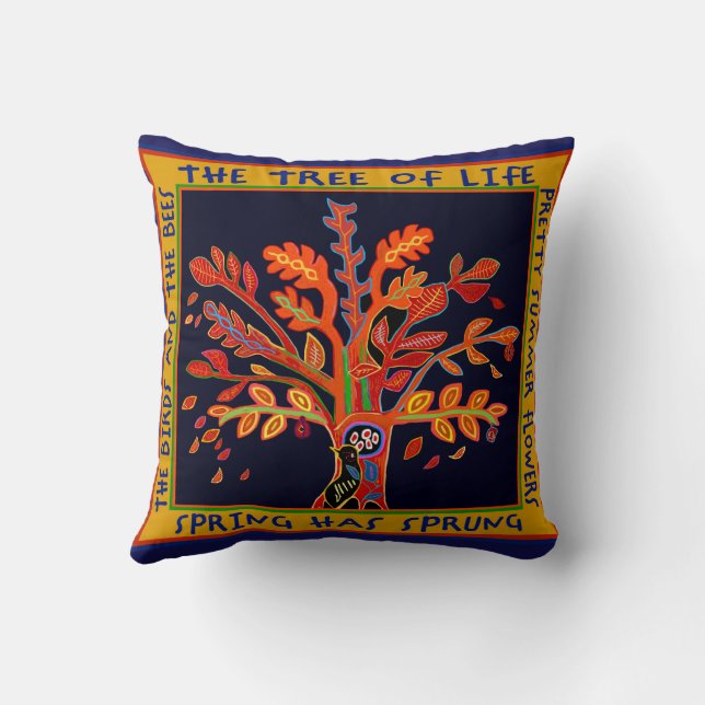 Coussin Arbre de Vie (Verso)