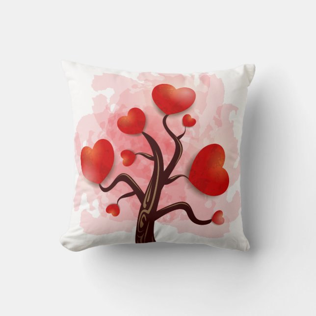 Coussin Arbre des coeurs (Recto)