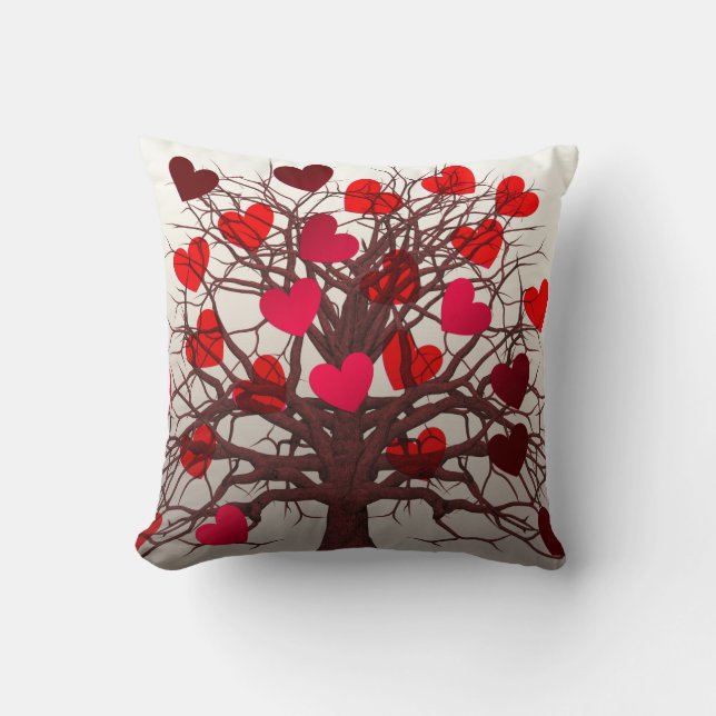 Coussin Arbre des coeurs (Recto)