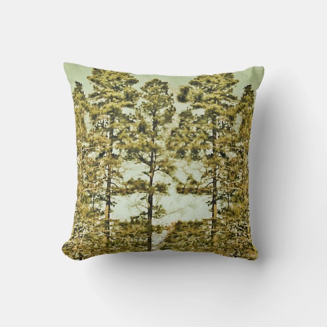 Coussin Arbres bronzés (Recto)