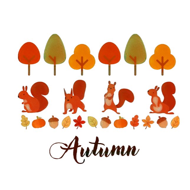 Coussin Arbres colorés d'automne (Créateur téléchargé)