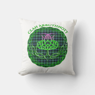 Coussin Arbuthnott Scottish Tartan Celtic Thistle