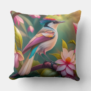 Coussin Arc en arc-en-ciel Jay Imaginaire Bird