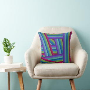 Coussin Arc-en-ciel