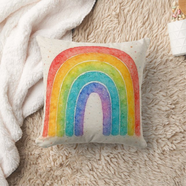 Coussin arc-en-ciel. (Couverture)