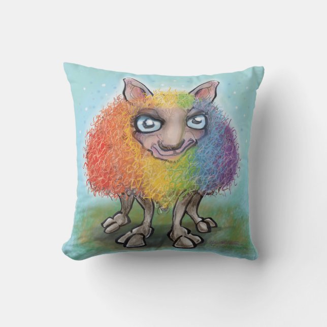 Coussin Arc-en-ciel (Recto)