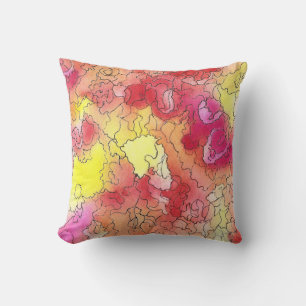 Coussin Arc-en-ciel Abstrait