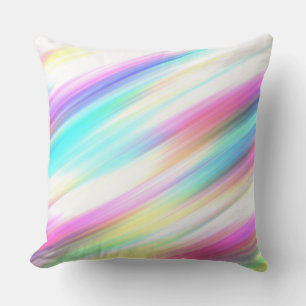 Coussin Arc-en-ciel Abstrait