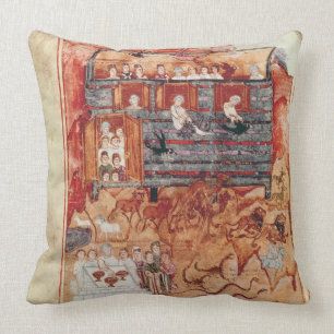 Coussin Arche de N.A.L 2334 fol.10v Noé, de 'De Tours Pen