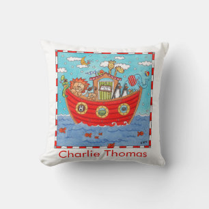 Coussin Arche de Noé personnalisée