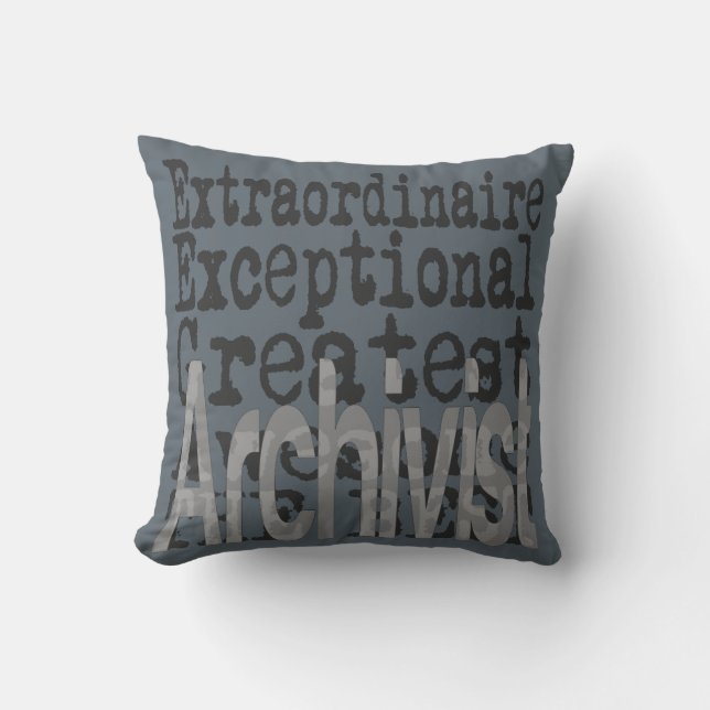 Coussin Archiviste (Recto)
