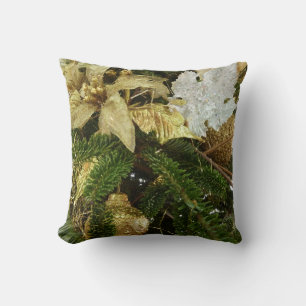 Coussin Argent et or Noël Arbre II