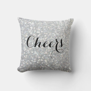 Coussin argenté