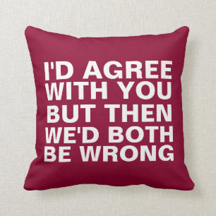 Coussin Arguments drôles