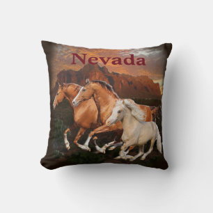 Coussin Arizona Chevaux sauvages