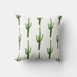 Coussin Arizona Desert Creen Saguaro Cactus