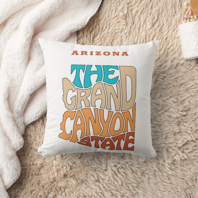 Coussin Arizona State Nickname Word Art (Couverture)
