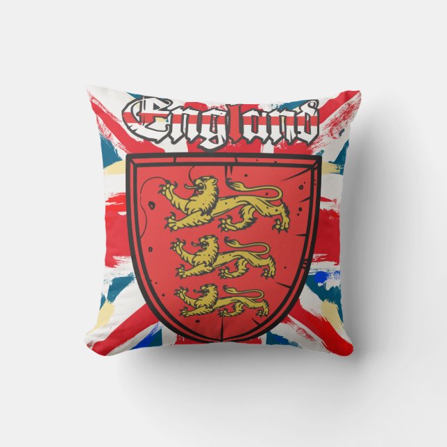 Coussin Armoiries de l'Angleterre (Recto)