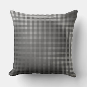 Coussin arrière - plan à damiers noir et blanc