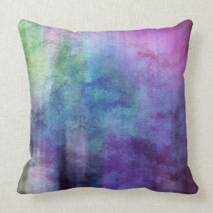 Coussin arrière - plan abstrait d'aquarelle d'art sur le