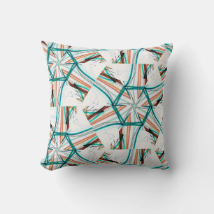 Coussin Arrière - plan abstrait fractal. Effets numériques