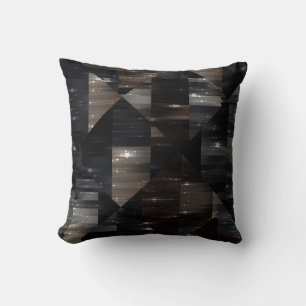 Coussin arrière - plan abstrait. mosaïque grise illustrati
