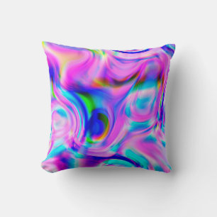 Coussin Arrière - plan abstrait multicolore. Motif coloré.