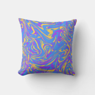 Coussin Arrière - plan coloré Abstrait style fluid