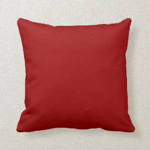 Coussin Arrière - plan couleur rouge solide Crimson