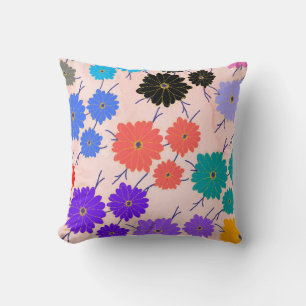 Coussin Arrière - plan d'aquarelle Abstrait avec design de